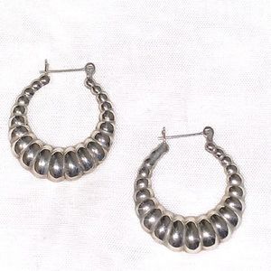 Sterling Silver Hoops